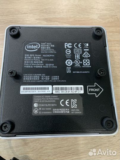 Неттоп Intel Celeron N3060 (1.6 ггц)