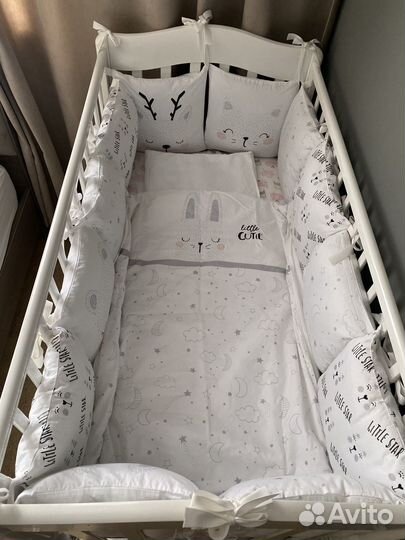 Бортики в детскую кроватку