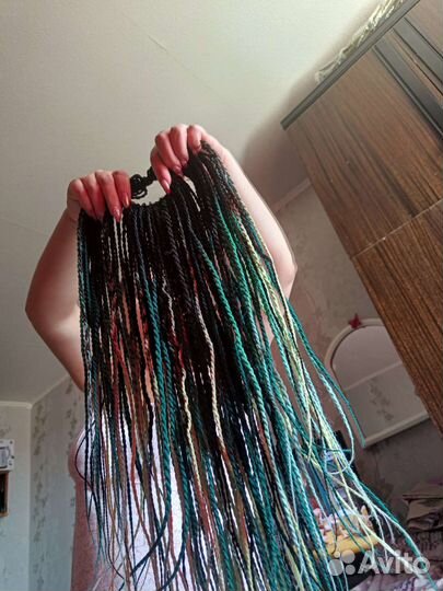 Готовый комплект синегальские косички