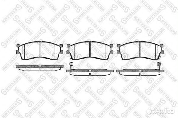 Комплект тормозных колодок 426032SX stellox