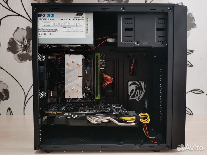 Игровой пк E3 1230v2/GTX 660ti-2GB/16GB озу/SSD256