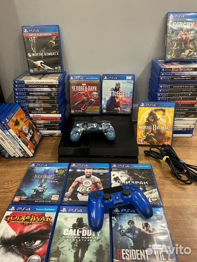 Sony PS4 fat + 400 игр