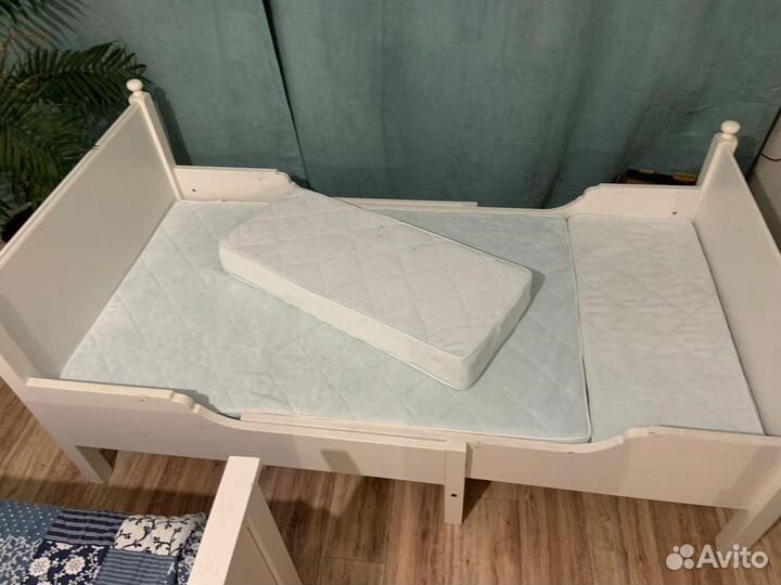 Кровать детская раздвижная икеа лексвик