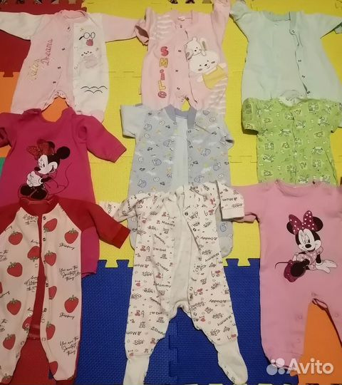 Детские вещи пакетом на девочку 56-74