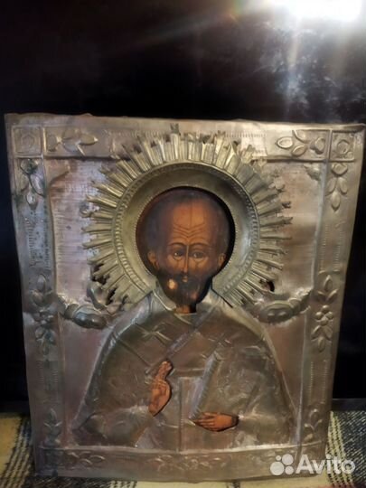 Старинные иконы в окладе
