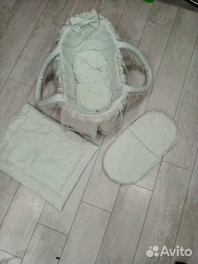 Люлька переноска плетеная