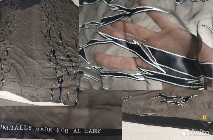 Отрезы ткани натуральный шелк