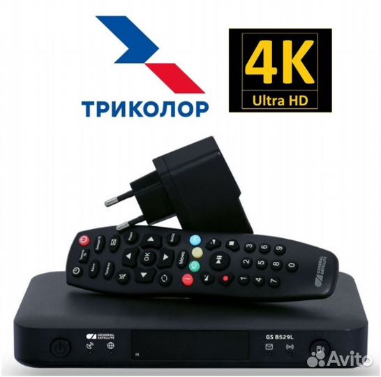 Триколор тв Двухтюнерный приемник B529L ultra HD