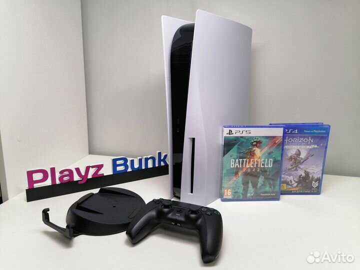 PS5 3rev с дисководом +игры