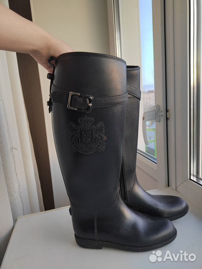 Сапоги резиновые утепленные женские 36
