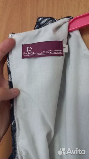 Платье на девочку ростом 116-122