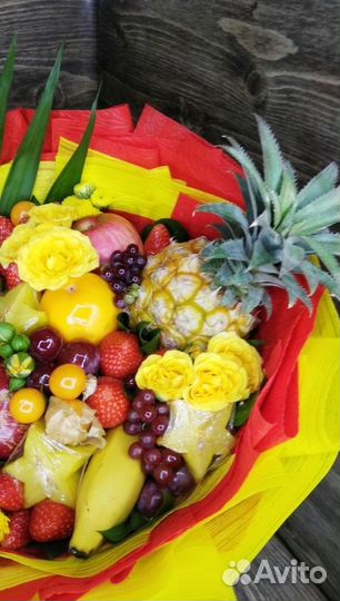 Съедобные букеты из фруктов