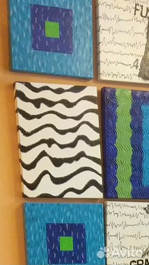 Композиция из девяти картин. 15 000