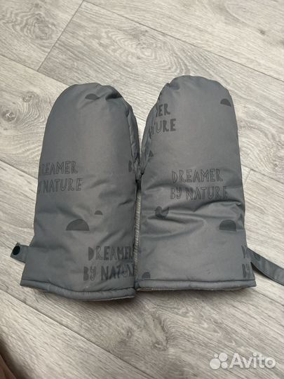 Муфта варежки на коляску leokid