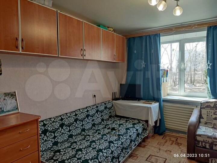 Комната 17,7 м² в 1-к., 1/5 эт.