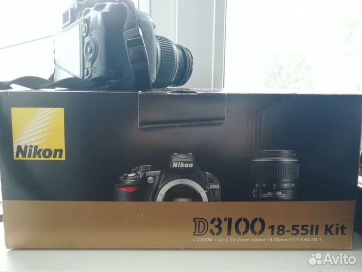 Фотоаппарат nikon d3100 + объектив 15-55