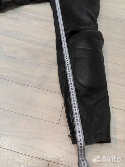 Мотоштаны мужские кожаные