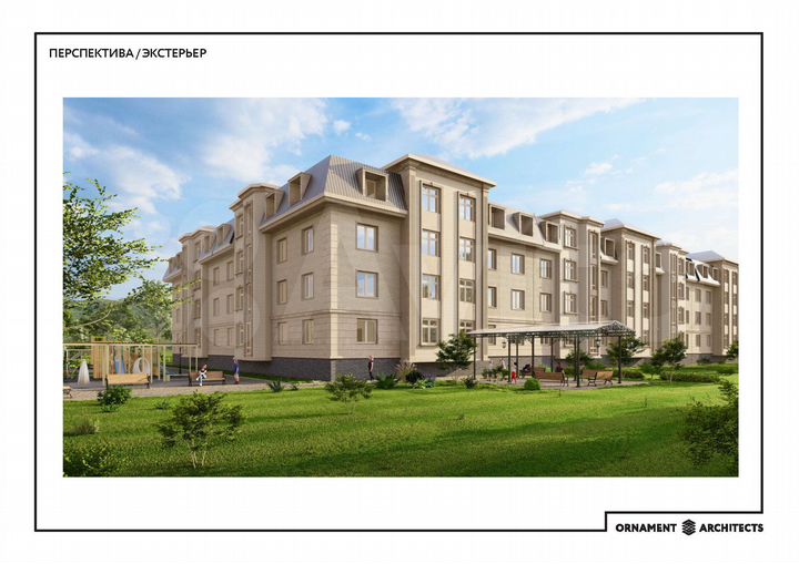 2-к. квартира, 66,9 м², 3/4 эт.