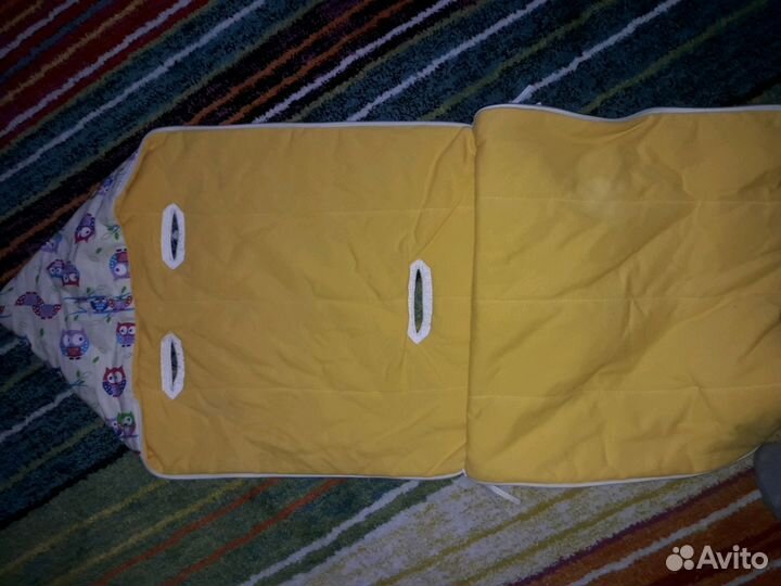 Конверт на выписку с отверстиями под автолюльку