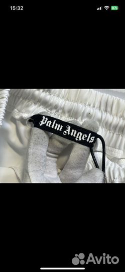 Шорты palm angels белые