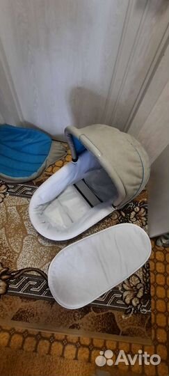 Коляска серо-голубая Tutis Zippy Sport 2 в 1