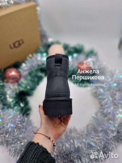 Ugg Neumel Platform Zip Ultra Matte Black