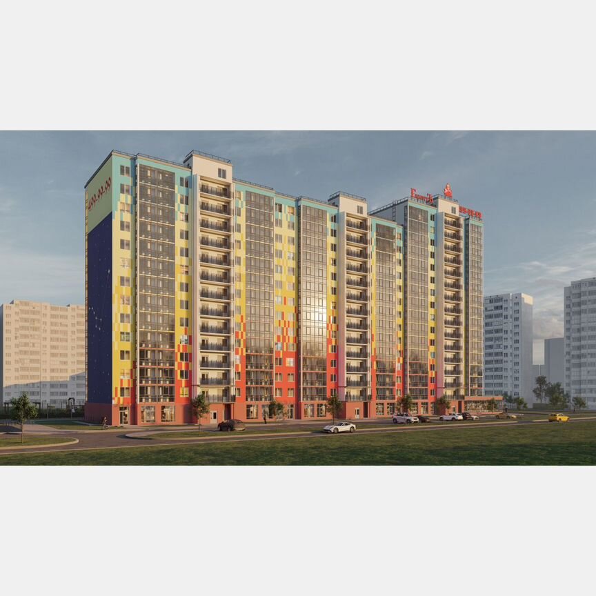 Квартира-студия, 31,5 м², 6/15 эт.