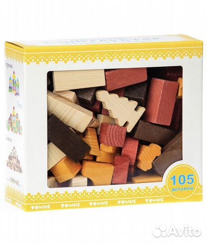 Игрушки.Деревянный конструктор Томик