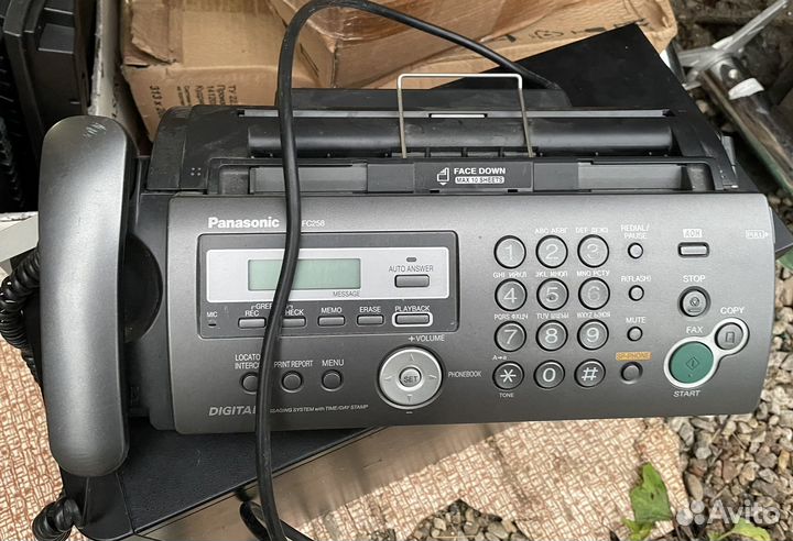 Факс panasonic, philips, телефоны panasonic