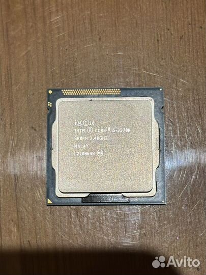 Процессор intel core i5 3570k