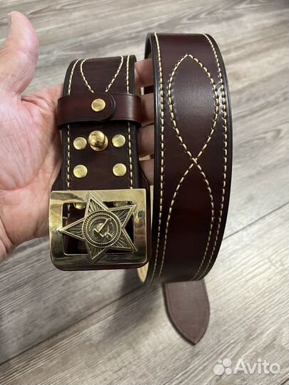 Ремень офиерский С пряжкой ркка (копия)