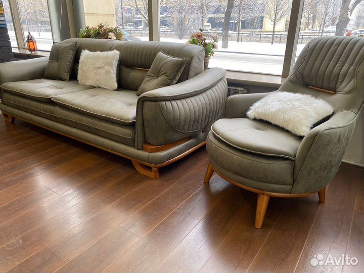 Диван с креслами bianko