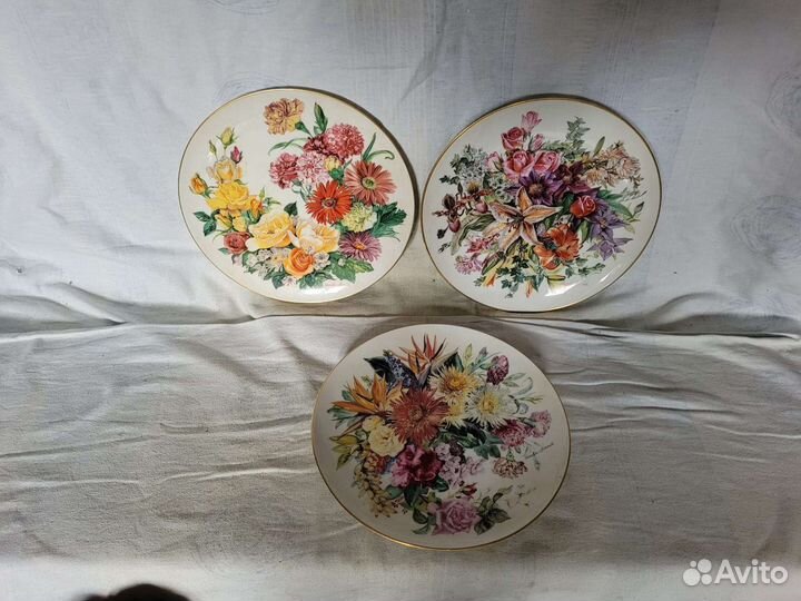 Тарелки настенные коллекционные Германия 3 шт