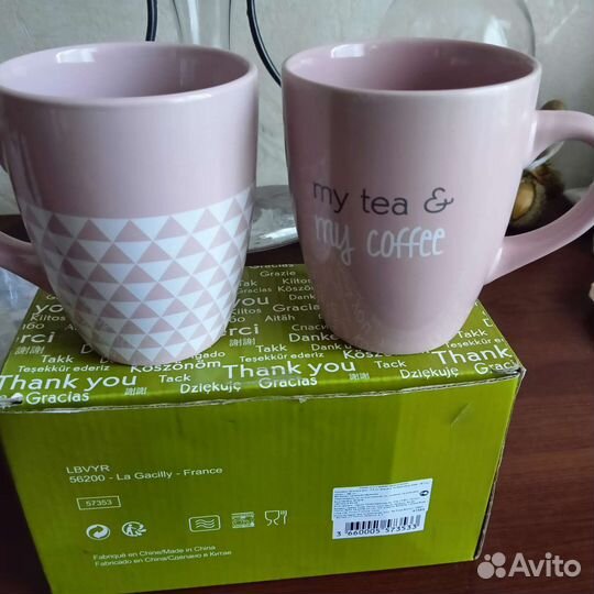 Бокалы для чая, кофе, воды