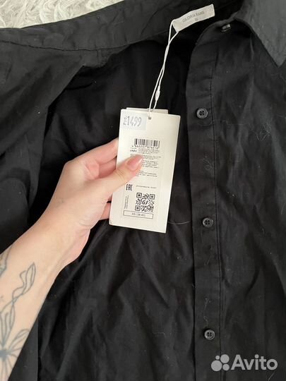 Рубашка женская укороченная