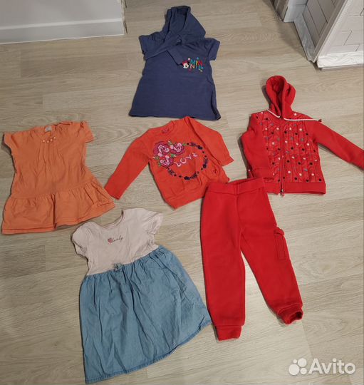 Вещи пакетом на девочку 92 98