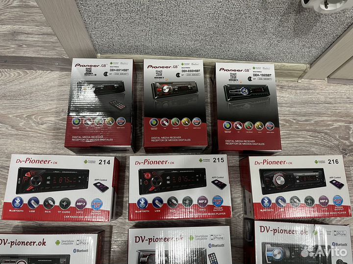 Автомагнитола Pioneer с Bluetooth