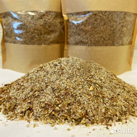 Соль Чистая кожа для ванны и тела с травами