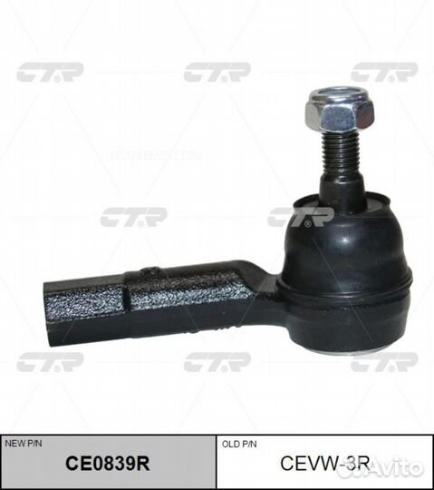 CTR CE0839R / cevw-3R Наконечник рулевой тяги прав