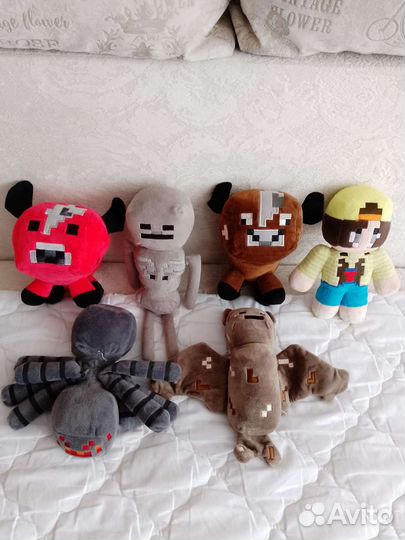 Мягкие игрушки майнкрафт