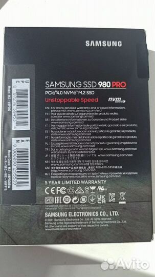 SSD m2 Samsung 980 PRO 500 gb