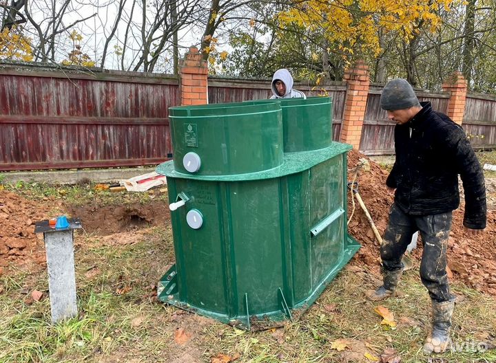 Установка септика под ключ