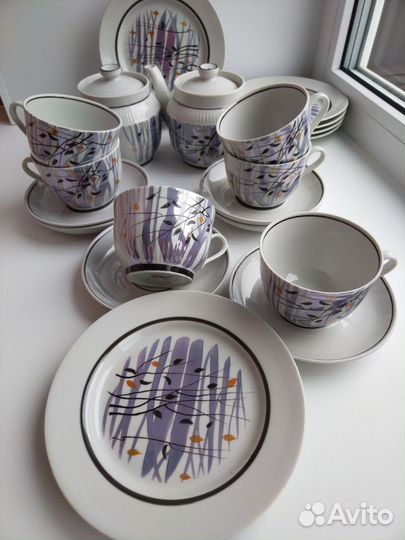 Чайный сервиз Золотая Осень, 