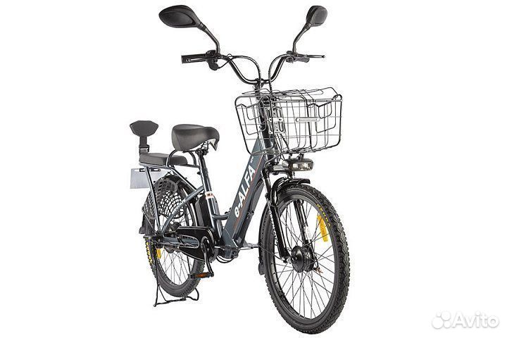 Велогибрид электровелосипед green city e-alfa new