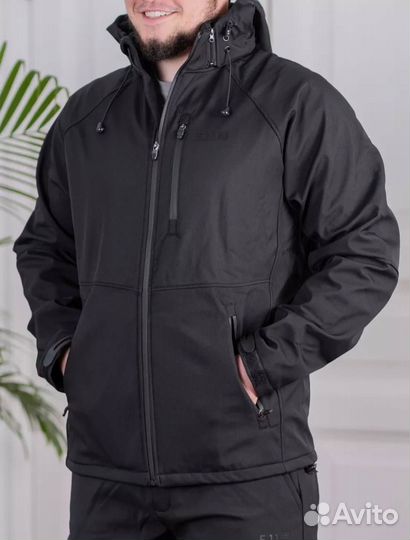 Костюм softshell 5.11 демисезонный чёрный