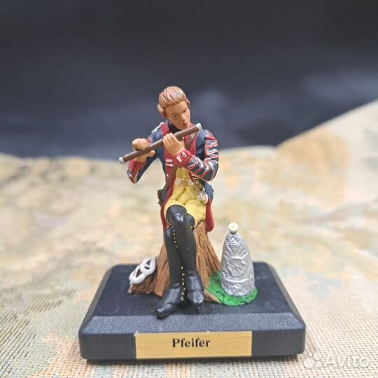 Солдатик оловянный - флейтист,прусская армия