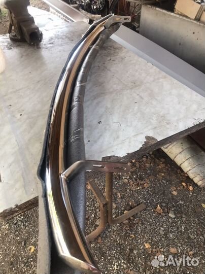 Защита заднего бампера на тайота венза