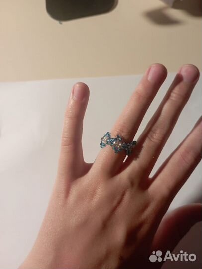 Кольцо из биссера