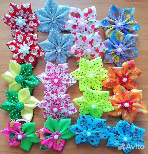 Бантики для девочек ручной работы