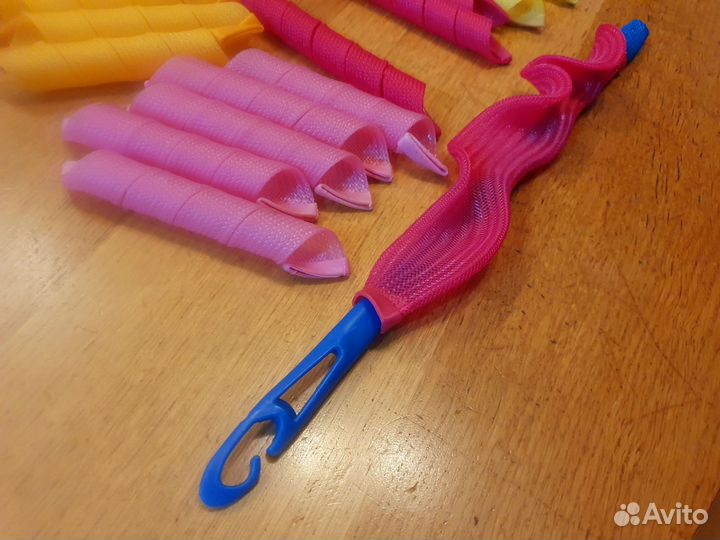 Бигуди спиральные мягкие